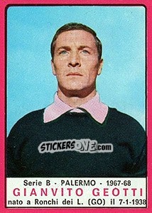 Cromo Gianvito Geotti - Calciatori 1967-1968 n. 437 - Panini