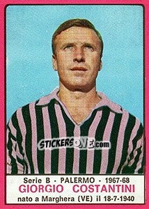 Figurina Giorgio Costantini - Calciatori 1967-1968 n. 438 - Panini