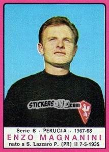Sticker Enzo Magnanini - Calciatori 1967-1968 n. 450 - Panini