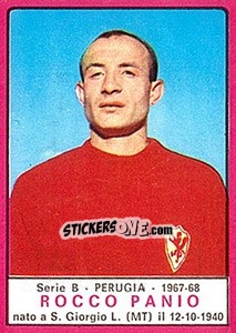Sticker Rocco Panio - Calciatori 1967-1968 - Panini