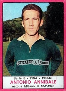 Figurina Antonio Annibale - Calciatori 1967-1968 - Panini