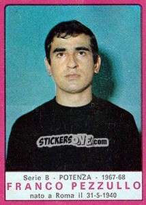 Sticker Franco Pezzullo - Calciatori 1967-1968 - Panini