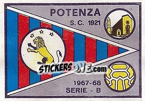 Sticker Scudetto - Calciatori 1967-1968 - Panini