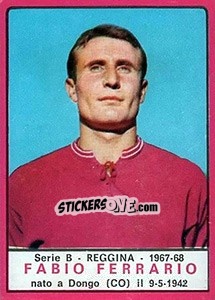 Figurina Fabio Ferrario - Calciatori 1967-1968 - Panini