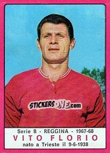 Sticker Vito Florio - Calciatori 1967-1968 - Panini