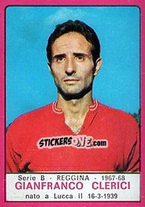 Sticker Gianfranco Clerici - Calciatori 1967-1968 n. 511 - Panini