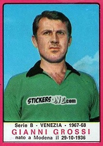 Sticker Gianni Grossi - Calciatori 1967-1968 n. 519 - Panini