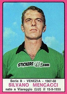 Sticker Silvano Mencacci - Calciatori 1967-1968 n. 521 - Panini