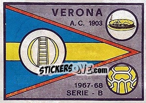 Sticker Scudetto - Calciatori 1967-1968 n. 527 - Panini