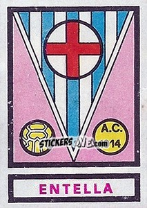 Sticker Scudetto Entella - Calciatori 1967-1968 - Panini