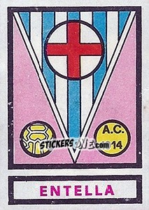 Sticker Scudetto Entella - Calciatori 1967-1968 n. 540 - Panini