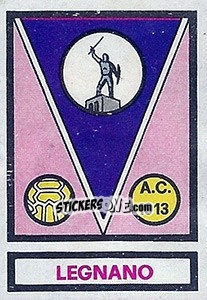 Sticker Scudetto Legnano - Calciatori 1967-1968 - Panini