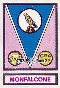 Cromo Scudetto Monfalcone - Calciatori 1967-1968 - Panini