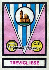 Sticker Scudetto Trevigliese - Calciatori 1967-1968 n. 550 - Panini