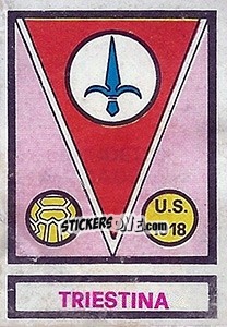 Cromo Scudetto Triestina - Calciatori 1967-1968 - Panini