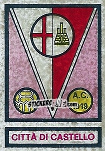 Sticker Scudetto Citta' Di Castello - Calciatori 1967-1968 n. 560 - Panini