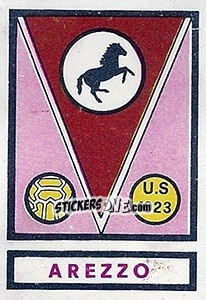 Sticker Scudetto Arezzo - Calciatori 1967-1968 n. 561 - Panini