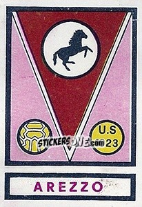 Figurina Scudetto Arezzo - Calciatori 1967-1968 - Panini