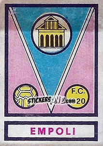 Figurina Scudetto Empoli - Calciatori 1967-1968 - Panini