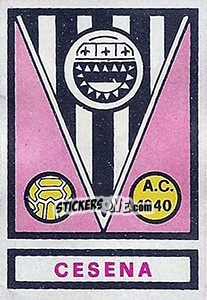Sticker Scudetto Cesena - Calciatori 1967-1968 n. 565 - Panini