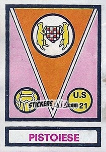 Sticker Scudetto Pistoiese - Calciatori 1967-1968 n. 571 - Panini