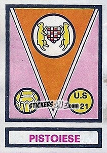 Cromo Scudetto Pistoiese - Calciatori 1967-1968 - Panini