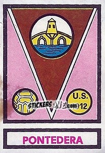 Sticker Scudetto Pontedera - Calciatori 1967-1968 - Panini