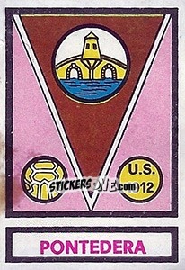 Sticker Scudetto Pontedera - Calciatori 1967-1968 n. 573 - Panini