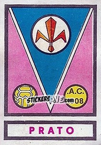 Sticker Scudetto Prato - Calciatori 1967-1968 - Panini