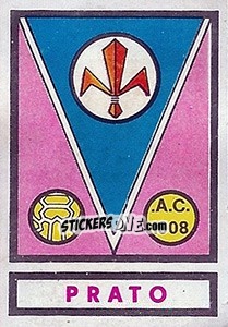 Figurina Scudetto Prato - Calciatori 1967-1968 - Panini