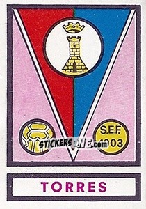 Sticker Scudetto Torres - Calciatori 1967-1968 - Panini
