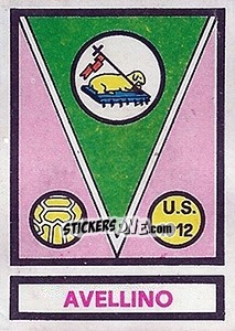 Sticker Scudetto Avellino - Calciatori 1967-1968 n. 581 - Panini