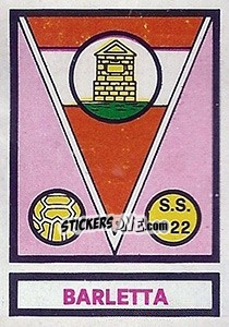 Figurina Scudetto Barletta - Calciatori 1967-1968 - Panini