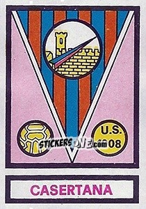 Sticker Scudetto Casertana - Calciatori 1967-1968 - Panini