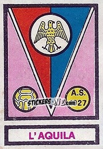 Cromo Scudetto L'Aquila - Calciatori 1967-1968 - Panini