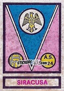 Sticker Scudetto Siracusa - Calciatori 1967-1968 n. 588 - Panini