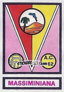 Sticker Scudetto Massiminiana - Calciatori 1967-1968 n. 591 - Panini