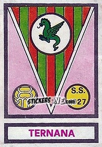 Sticker Scudetto Ternana - Calciatori 1967-1968 n. 592 - Panini