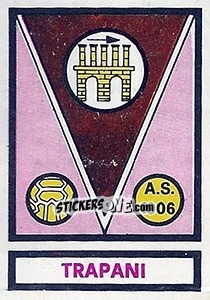 Cromo Scudetto Trapani - Calciatori 1967-1968 - Panini