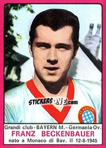 Sticker Franz Beckenbauer - Calciatori 1967-1968 - Panini