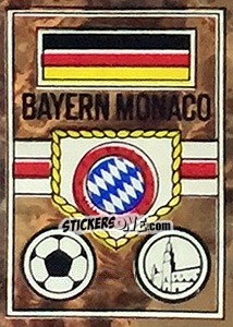 Sticker Scudetto Bayern Monaco - Calciatori 1967-1968 n. 603 - Panini