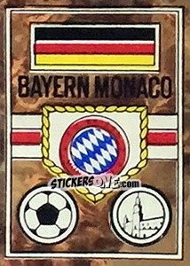 Sticker Scudetto Bayern Monaco - Calciatori 1967-1968 - Panini