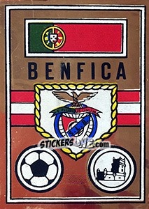 Sticker Scudetto Benfica - Calciatori 1967-1968 - Panini