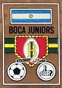 Cromo Scudetto Boca Juniors
