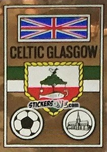 Sticker Scudetto Celtic Glasgow - Calciatori 1967-1968 n. 615 - Panini