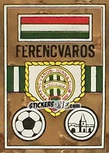 Sticker Scudetto Ferencvaros - Calciatori 1967-1968 n. 621 - Panini
