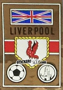 Cromo Scudetto Liverpool - Calciatori 1967-1968 - Panini