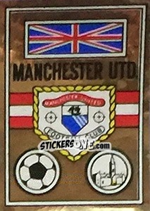 Sticker Scudetto Manchester United - Calciatori 1967-1968 - Panini