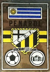 Sticker Scudetto Penarol - Calciatori 1967-1968 - Panini