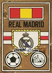 Sticker Scudetto Real Madrid - Calciatori 1967-1968 n. 639 - Panini